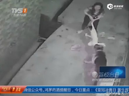 广州3岁女童被狼狗撕咬 母亲称民警表示不敢去抓