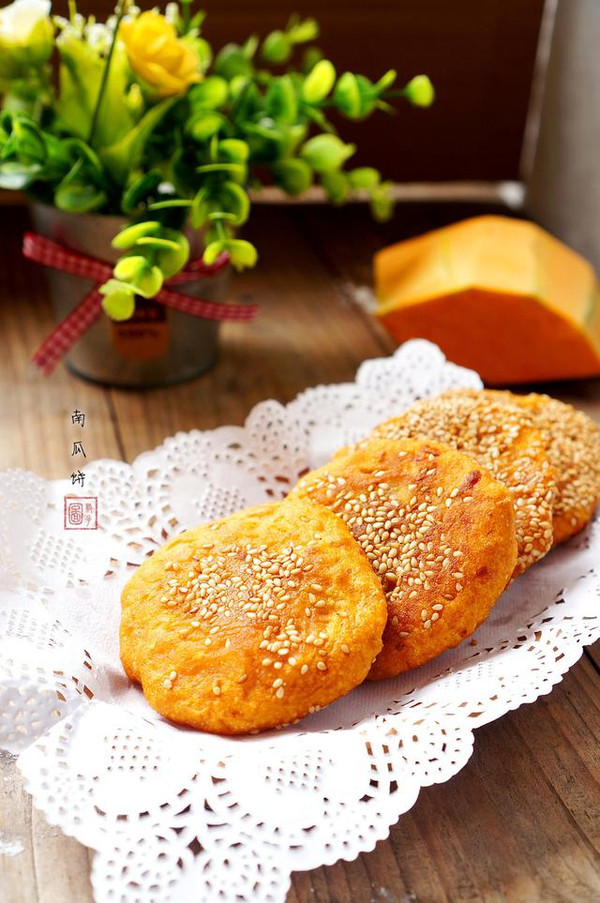 感恩节软香甜糥的南瓜饼