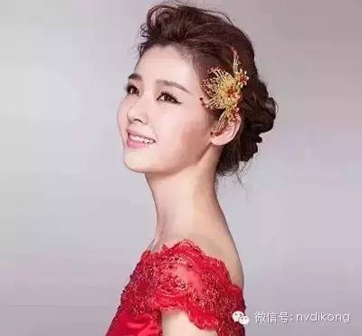 凤冠霞帔,许你一世温柔,中式新娘发型,世界最美图片