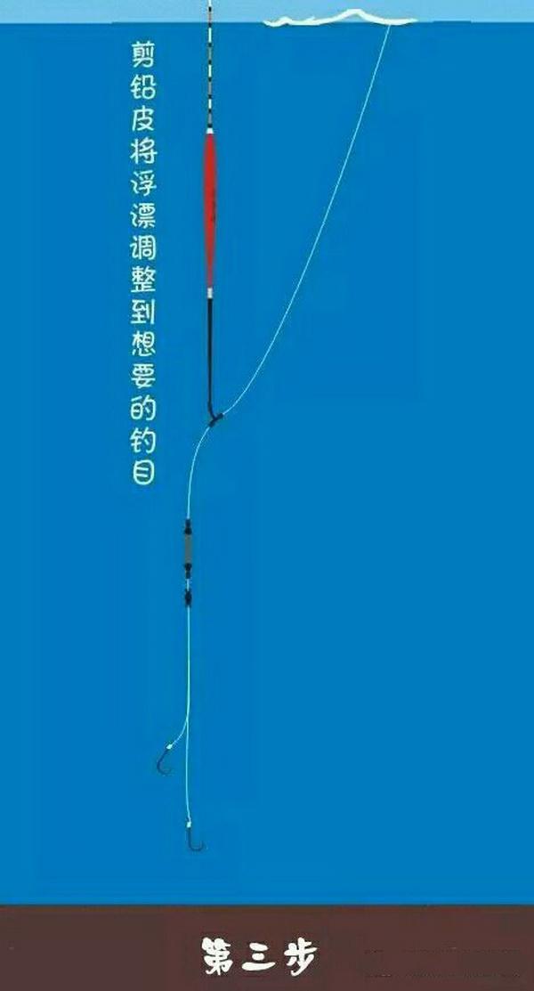 新手钓鱼调漂一看就懂的五步调漂法则