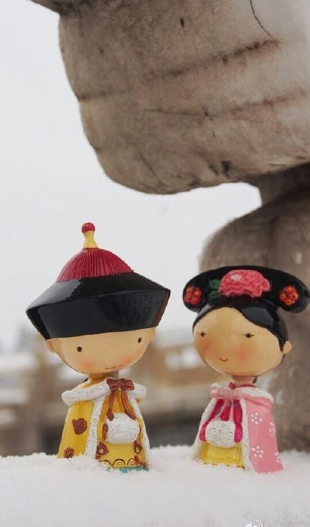 北京下雪了:超萌《步步惊心》重现眼前!