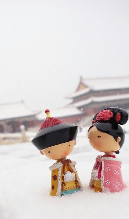 北京下雪了:超萌《步步惊心》重现眼前!