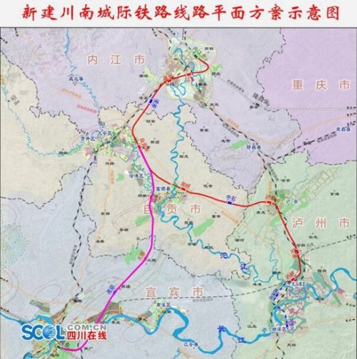 川南城际,渝昆高铁 这些客运铁路途经泸州(组图)