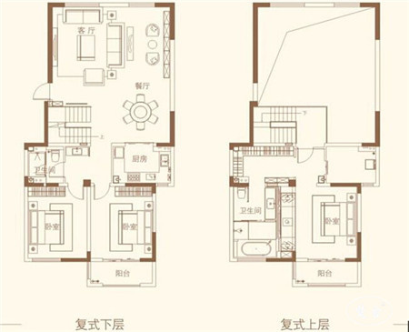 郑州普罗旺世龙之梦b户型210平别墅装修设计