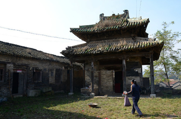 中国传统村落山西高平马村镇大周村