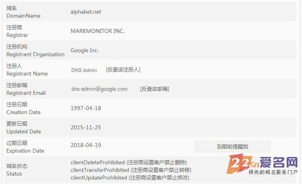 谷歌收购域名Alphabet.net-搜狐