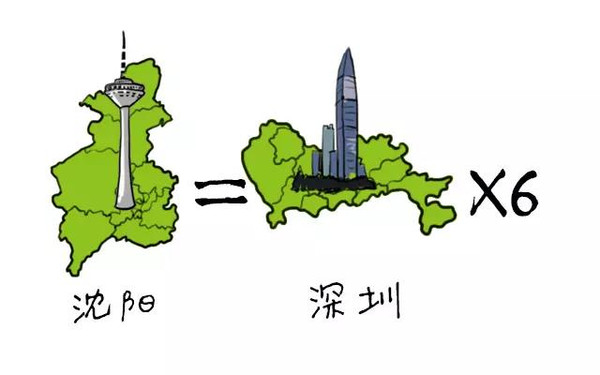 沈阳多大面积和人口_沈阳人口分布热力图(2)