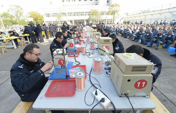 洪山监狱举办警察劳动管理岗位技能竞赛