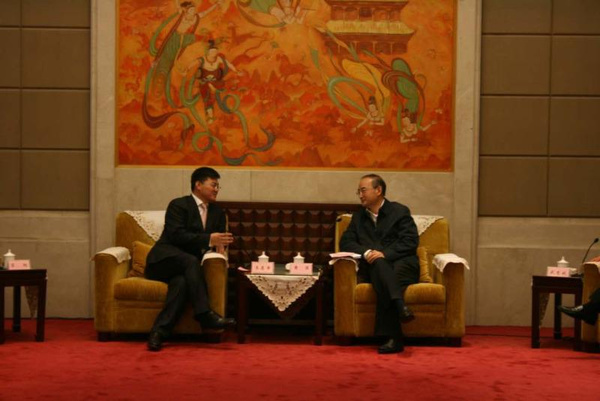 王叁寿会见甘肃省副省长黄强 签署大数据合作