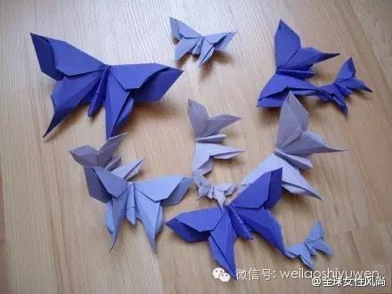 简单折纸蝴蝶手工折纸教程