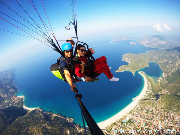 【土耳其】费特希耶滑翔伞-在死海上空翱翔