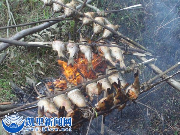 探访贵州省从江县传统的"野外烧鱼"文化