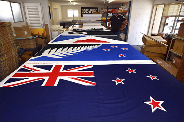 新西兰国旗上的英国米字图案带有殖民特征。 视觉中国 图