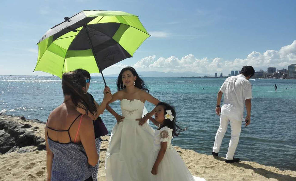 夏威夷拍婚纱