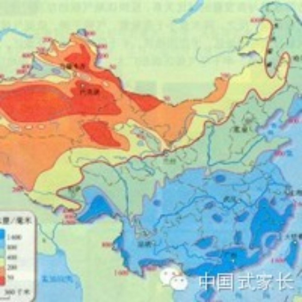 中国地理地图_人口地理界线的地图