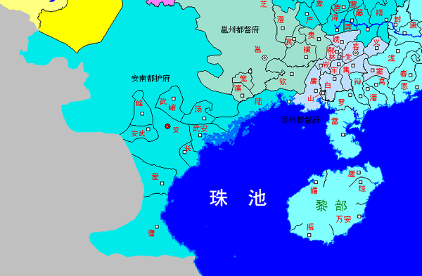 唐末交州人口_唐交州地图