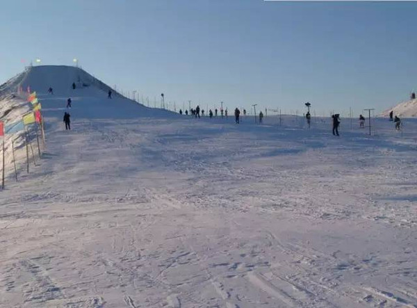 特色:有3条雪道,可容纳1000余人. 位置:齐齐哈尔明月岛风景区内.