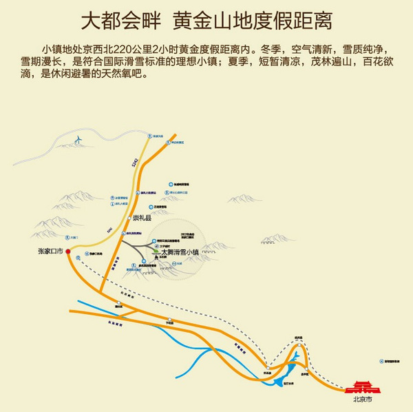 2022冬奥 崇礼太舞滑雪场小镇盛大开业5折酬宾