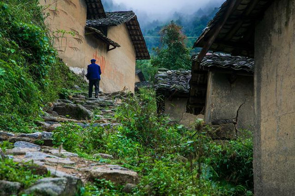 广西上林县鼓鸣寨,神秘的壮族古山寨