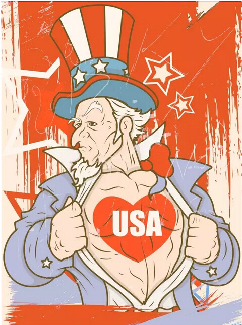 山姆大叔(英文:uncle sam)是美国的绰号和拟人化形象,一般被描绘成为