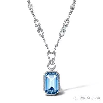 英国珠宝设计：钻石定制乔治培诺海蓝宝石