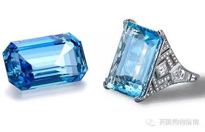 英国珠宝设计：钻石定制乔治培诺海蓝宝石