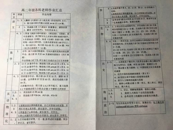 雾霾放假，作业成堆，学生叫苦，老师摸黑