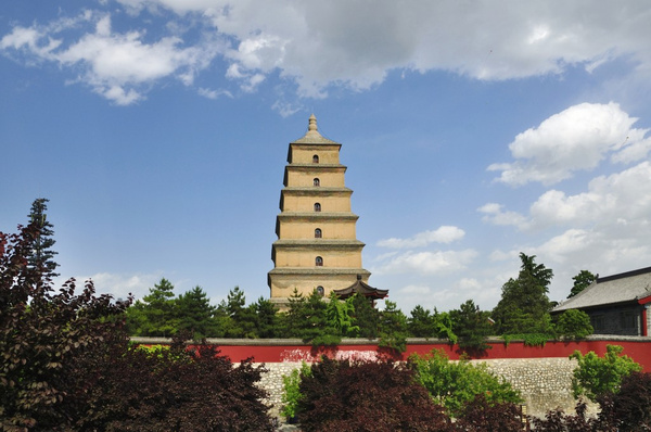 大雁塔西南方向 图:香豌豆 编辑:漫步阳光大道(媒体转载请注:转自西安