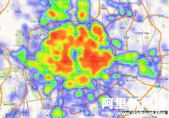 北京人口热力图_北京通州人口热力图