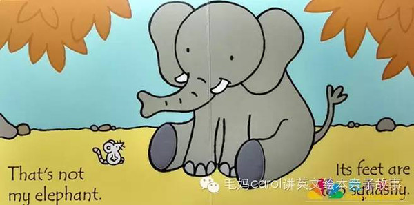 触摸纸板书 that's not my elephant,大象elephant