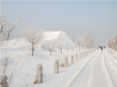 吉林冬至雪景如画