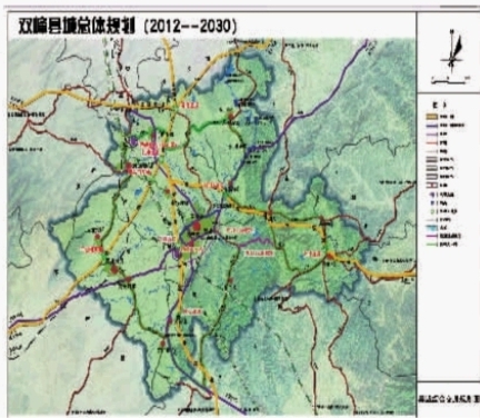 双峰县域综合交通规划图.