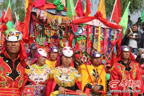 大荔流传千年的巫舞—背花锣(组图)