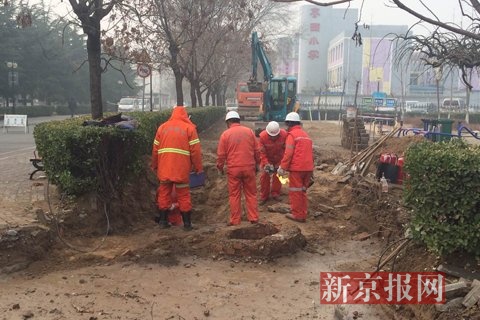 北京大兴一小区施工致燃气泄露 已完成抢修