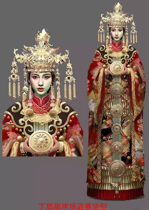 道具服饰进入墓穴后,包括守关人,周遭环境,神女墓和彼岸花,都很大程度