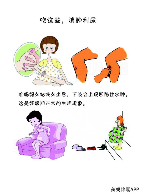 孕妈妈日常多吃些什么食品能起到消肿利尿的作用