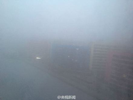 天津今晨发大雾黄色预警 境内高速全封闭(图)