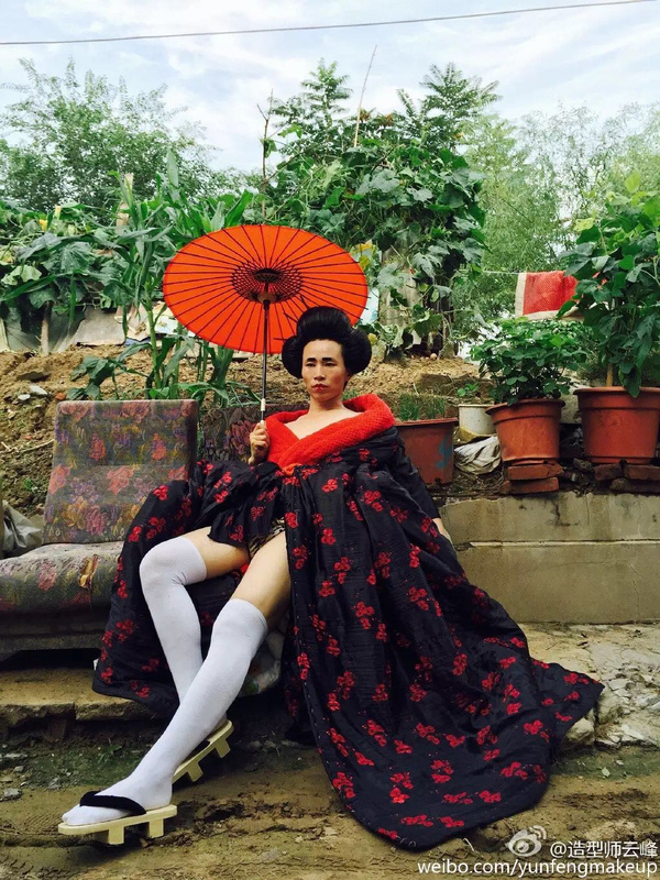 中国版的高定灵魂艺术家 妖娆男艺妓系列美轮美奂