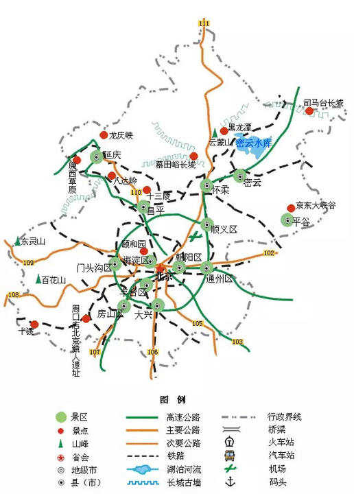 2016中国各地旅游简图(珍藏版,太实用了!旅游从此有方向!