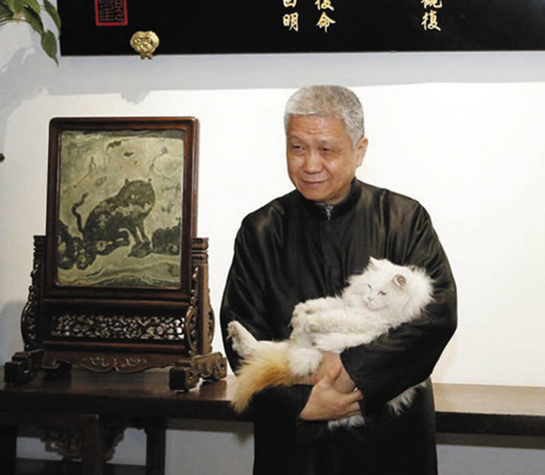 马未都任命五猫当"馆长"(图)