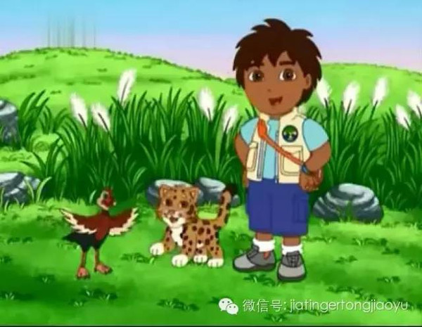 朵拉的兄妹篇《丛林小英雄迪亚哥》英文动画片32集
