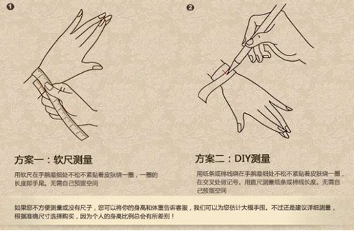 一,测量手腕尺寸的方法