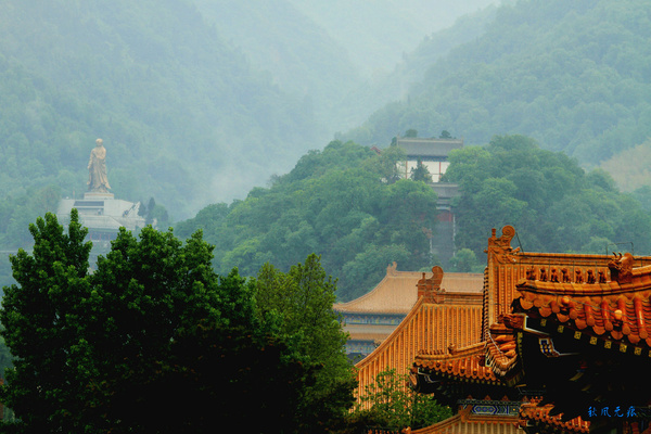 终南山中楼观台,细雨漫步闻道音