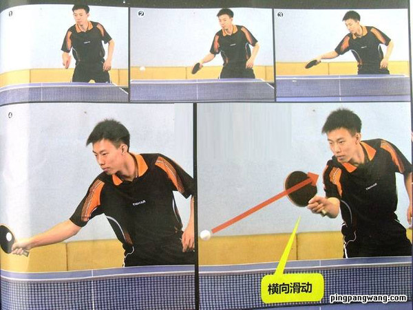 乒乓球接发球技术:制造侧旋,仰制强烈的上旋