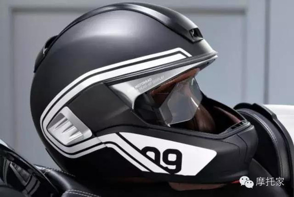 摩托家\/科技无处不在,BMW平视显示头盔与激光