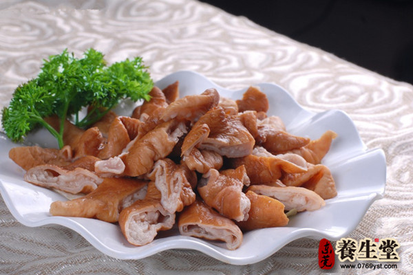 肥肠洗最干净?教你做肥肠最好吃海参红豆图片