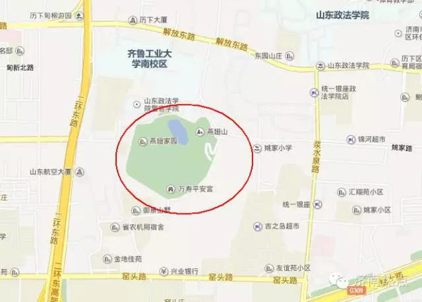 地址:历下区二环东路以东山东政法学院警官学院南临8,燕翅山公园地址