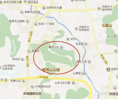 二环东路与二环南路交汇处兴隆片区20,泉子山公园地址:二环南路鲁能