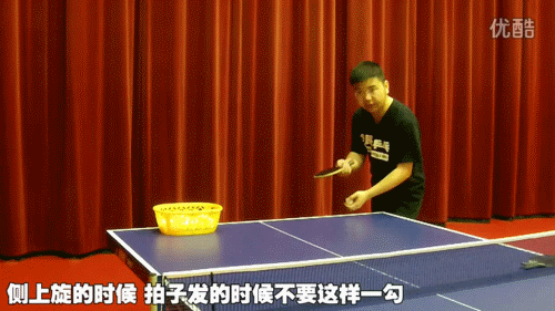 乒乓球技术:正手发侧上旋的秘诀