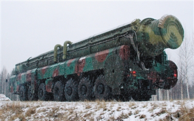“白杨”弹道导弹，火箭军俄罗斯战略火箭兵部队的除中主要武器之一。图/CFP
